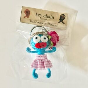 Voodoo Funky Doll Keychain Cayhane Made in Thailand